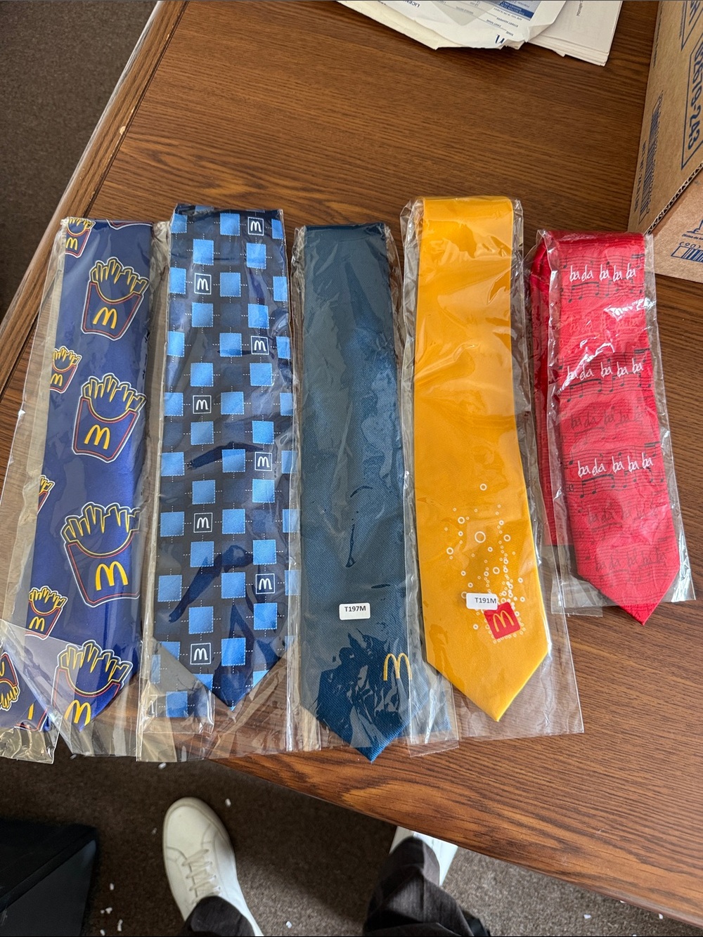 McDonald’s Men’s Ties Vintage (5 Total)